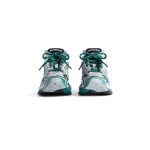 Men’s Runner Sneaker  in White/green/blue - Image 3